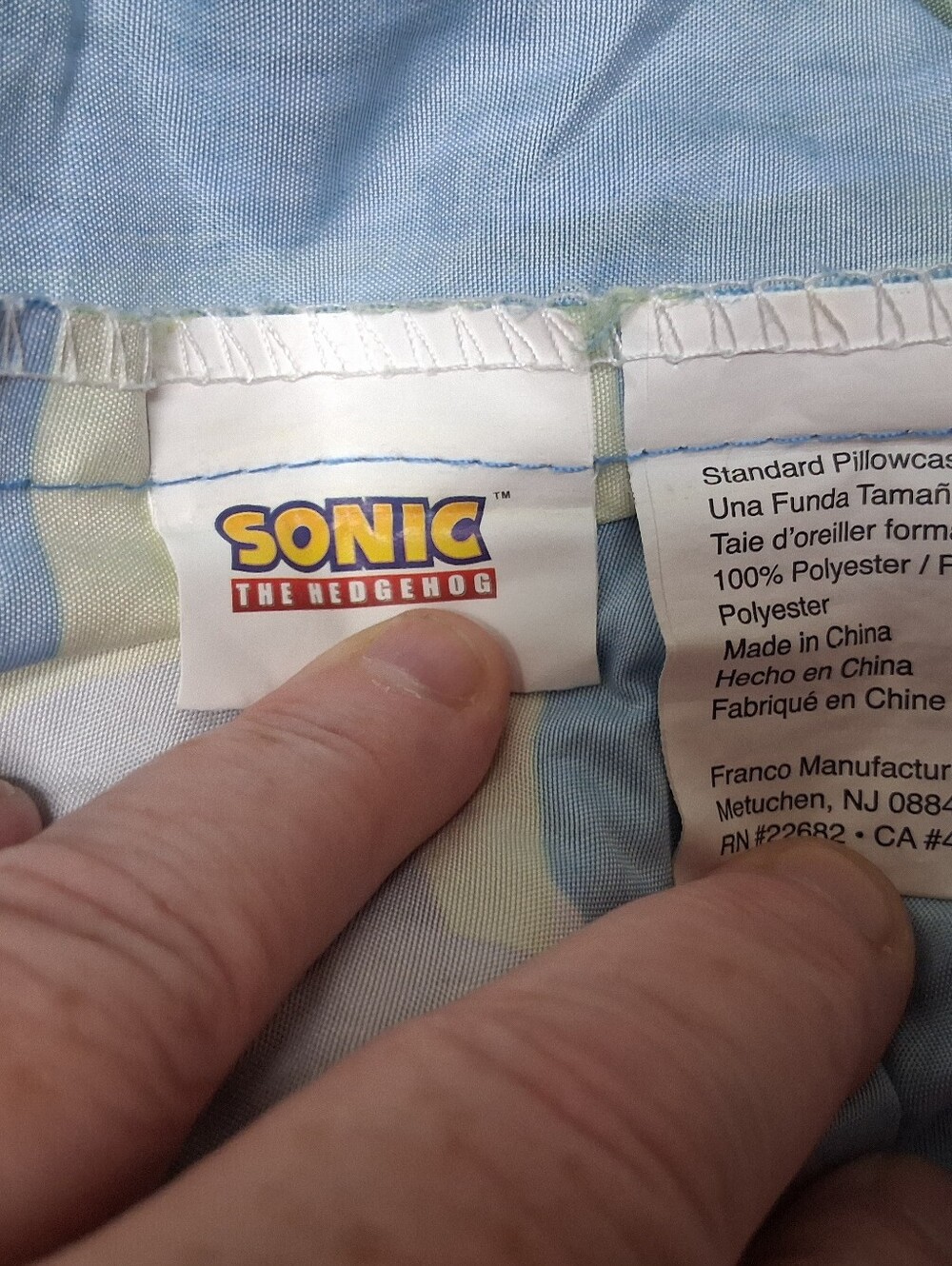 Sonic The Hedgehog 2 Sided Standard Size Pillowcase. - Picture 5 of 7